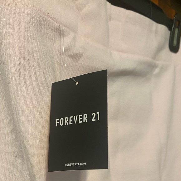 NWT Forever 21 F21 Light Pale Pink High-Slit Bodycon Midi Pencil Pull-On Skirt S - Picture 11 of 14